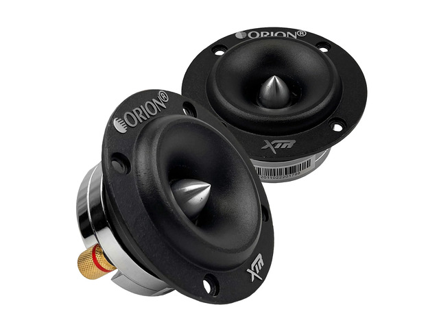 XTR XTW350NE 3.2' Neodymium Super Bullet Tweeters, 440W Pair 110W RMS, 1' Voice Coil, Aluminum Diaphragm, Built-In Crossover