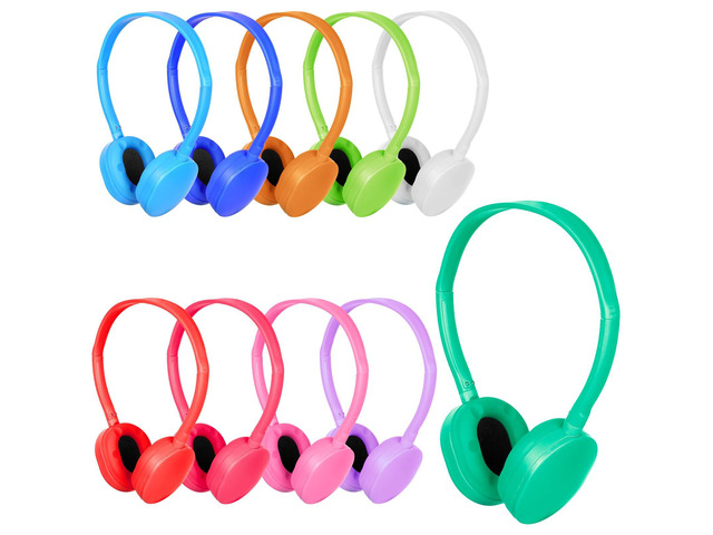 Classroom Kids Headphones Bulk 20 Pack for School Students Wired Class Set of Headphones for Children Boys Girls Teens Computer Lab Library...