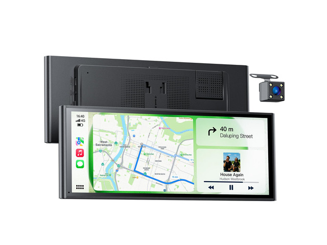 9.26' Wireless Car Play Screen for Apple CarPlay & Android Auto, Portable Car Tablet with Backup Camera, Mirror Link, OTA Updates, Bluetooth 5.2,...
