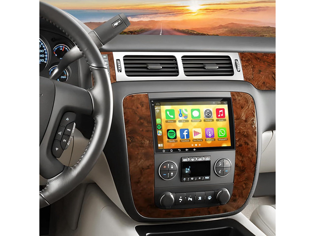 6G+128G 8-core Car Radio for 2007-2012 Chevrolet Chevy Silverado Impala, GMC Sierra Acadia Enclave Yukon, Buick 8' IPS Touch Screen Car Stereo with...