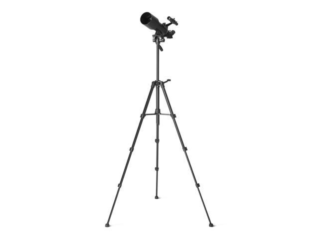 70mm Aperture 400mm Astronomical Refracting Telescope with Smartphone Adapter, Wireless Remote, 18X-120X Magnification, Lightweight Tripod, Carry...