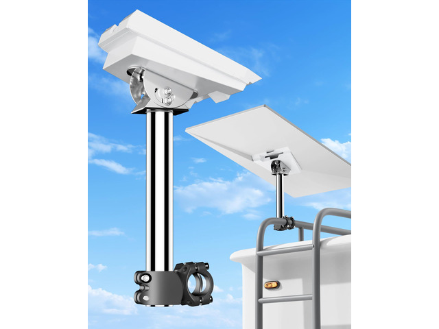 for Starlink Gen 3 RV Mount 120Â° Adjustable, 304 Stainless Steel Clamp for Gen 3 Starlink RV Ladder & Roof Rack Mount V4/Standard 4/Standard 4 X...