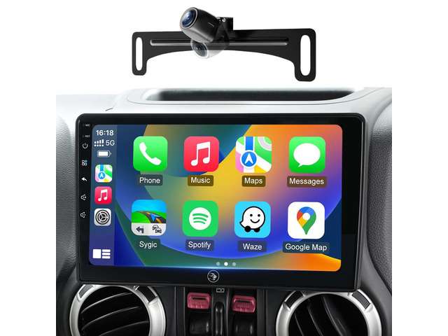 10.2 Car Radio Stereo for Jeep Wrangler JK/Unlimited 2007-2018 2+64G Grand Cherokee Dodge Ram 2009-2012 with Wireless CarPlay/Android...