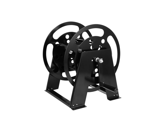 RV Extension Cord Reel Stand, 50-200 FT RV Extension Cord Reel Holder with Durable Bearings, Metal Heavy Duty Power Cord Storage Reel with...
