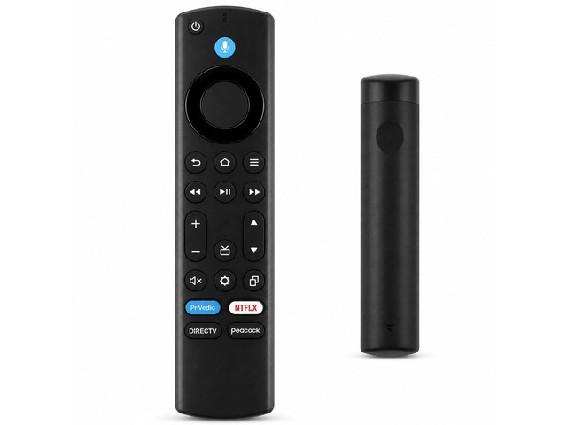 Voice Remote for FireSeries TV, for Insignia Toshiba TCL Hisense Bluetooth Pairing, Voice Search and 4 App Keys for FireSeries TVs
