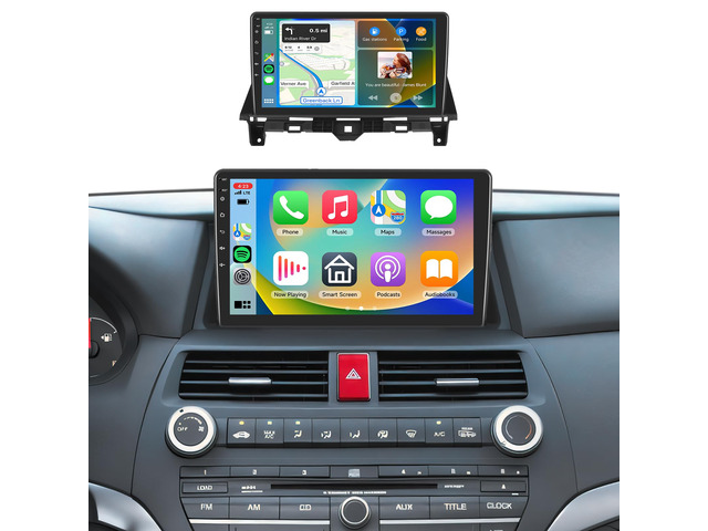 8Core 4G 64G 10.1inch Car Radio for Honda Accord 8th 2008-2013 5GhzWiFi Android 15 Stereo with 1280*720P IPS Touch Screen Wireless Carplay...