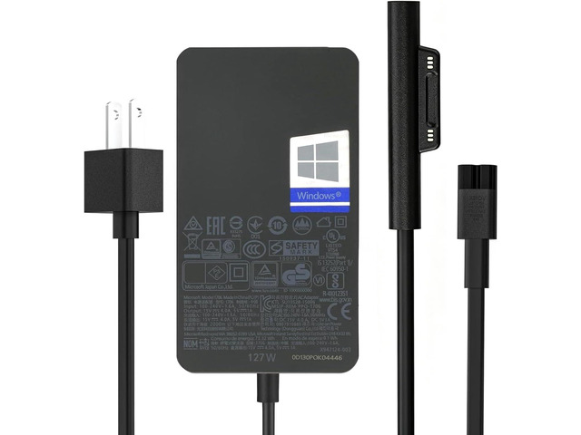 127W Surface Book Charger Surface Laptop Studio Charger for Surface Book 1-3, Surface Laptop Studio 1-2, Surface Pro 3-12, Surface Laptop 1-7,...