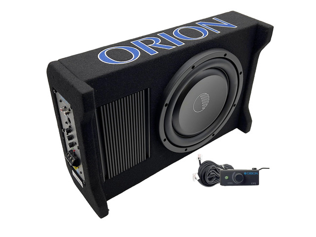 CPE100 Cobalt 10' Active Down-Firing Subwoofer Enclosure, 1200W Max 1200W Max, Built-In Amplifier, Down-Firing, Shallow Mount, Slim Sealed,...