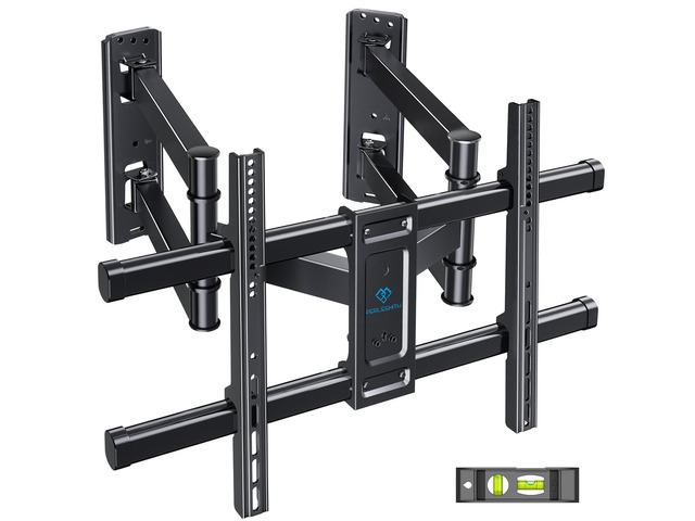 Corner TV Wall Mount for 3770 inch TVs up to 99 lbs Corner TV Mount Wall Bracket with Extension, Swivel, Tilt, Dual Articulating Arms Fits...