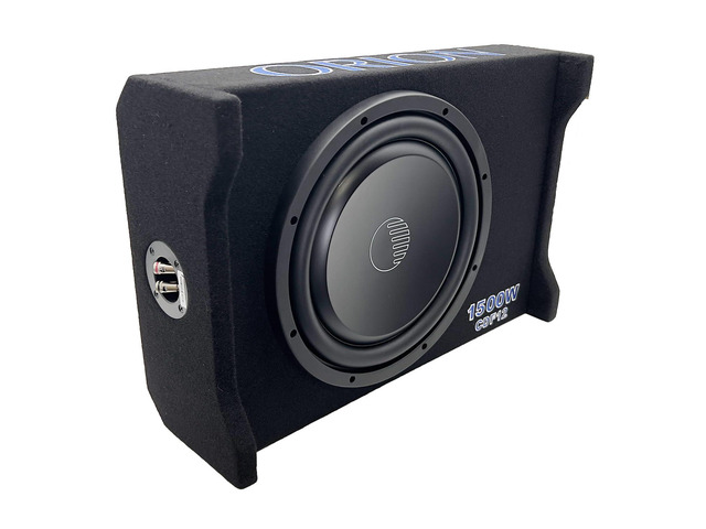 CDF12 Cobalt 12' Passive Down-Firing Subwoofer Enclosure, 1500W Max 1500W Max, 500W RMS, Down-Firing, Shallow Mount, Slim Sealed, Air-Tight