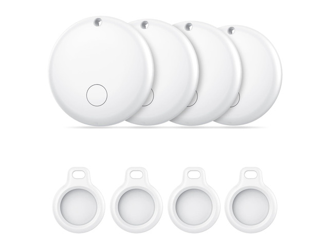 Android Air Tracker, Bluetooth Tracker Tags, Work with Google's Find Hub(Android), Smart Tags for Luggage, Wallet, Vehicles, Keys (Not for iOS) 4 Pack