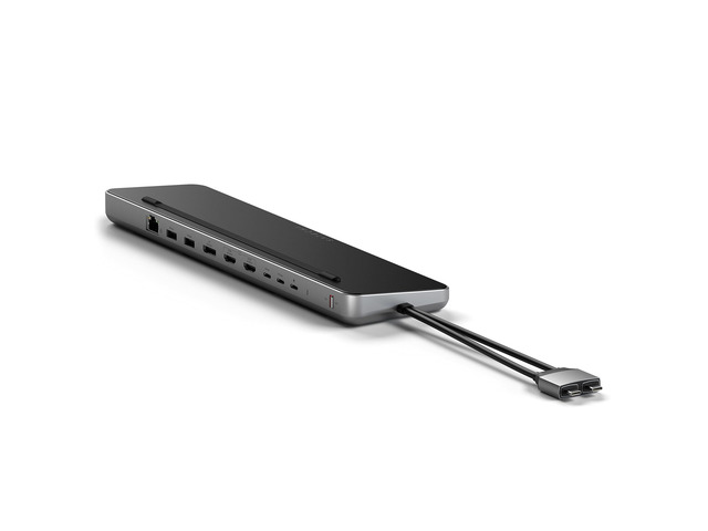 Dual Docking Station & Stand, 2X 4K HDMI, 75W PD Charging, Ethernet Dual 4K@60 Hz displays, 2 × HDMI & DisplayPort, USB-C/USB-A data, Gigabit...