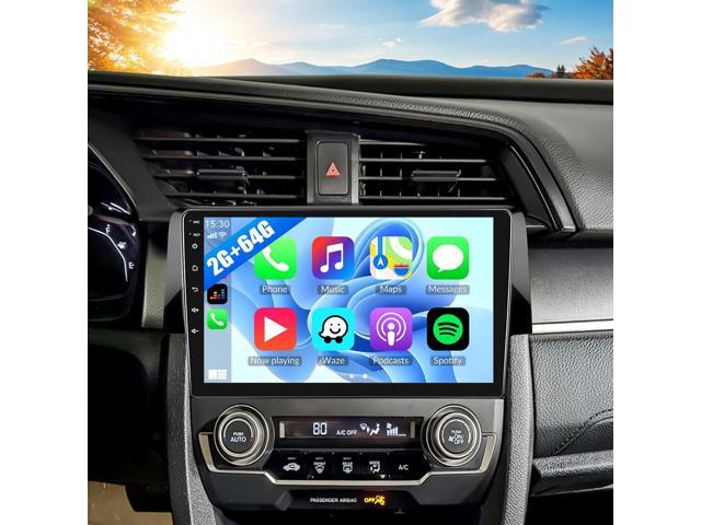 Android 15 Car Stereo for Honda Civic 2016-2021 with Wireless Carplay Android Auto Support OEM Backup Camera Steering Wheel Control 9 Inch...