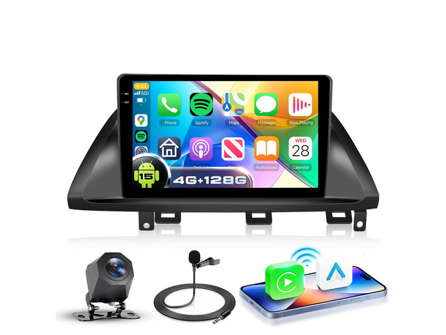 4G+128G Car Stereo for Honda Odyssey 2005-2010, 10.1 HD Incell Touch Screen Android 15 Radio, Wireless Carplay Android Auto, 5G WiFi, GPS,...