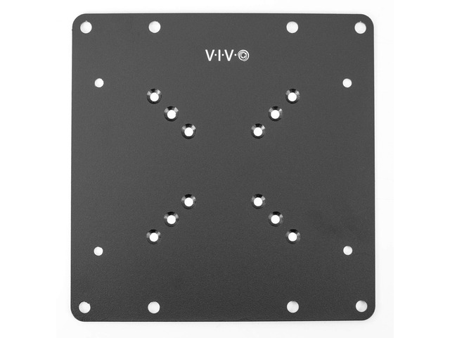 Steel VESA TV and Monitor Mount Adapter Plate Bracket for Screens 23' to 42' Conversion Kit for VESA up to 200x200mm (MOUNT-AD2X2)