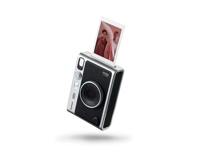 mini EVO 2-in-1 Photo Camera and Printer with a 2.7 inch LCD Screen, 10 Lens and 10 Film Effects, mini Film Format, Black