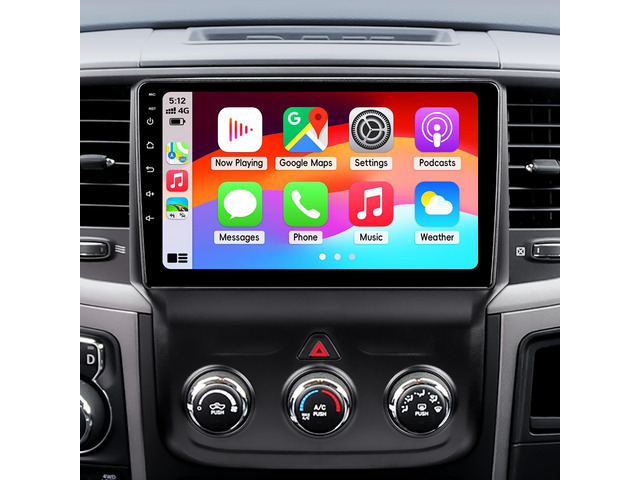Car Stereo for Dodge RAM 1500 2500 3500 2013-2018 with Backup Camera 2+64G Android 15 Touch Screen Radio with Wireless CarPlay Android Auto (Only...