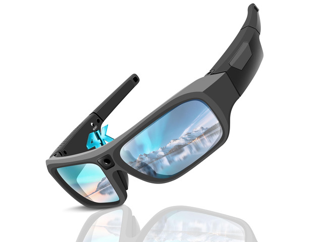2026 Next-Gen Camera Glasses 4K, Smart Glasses Camera for Men Women Smart Sunglasses with UV400 Protection, Video Glasses for Outdoor Activities...