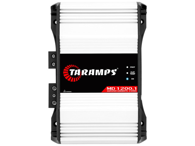 Taramps MD 1200.1 Amplifier 2 Ohms 1200 Watts RMS 1 Channel Full Range Car Audio System, Monoblock, LED Monitor Indicator, Class D Great for Subwoofer