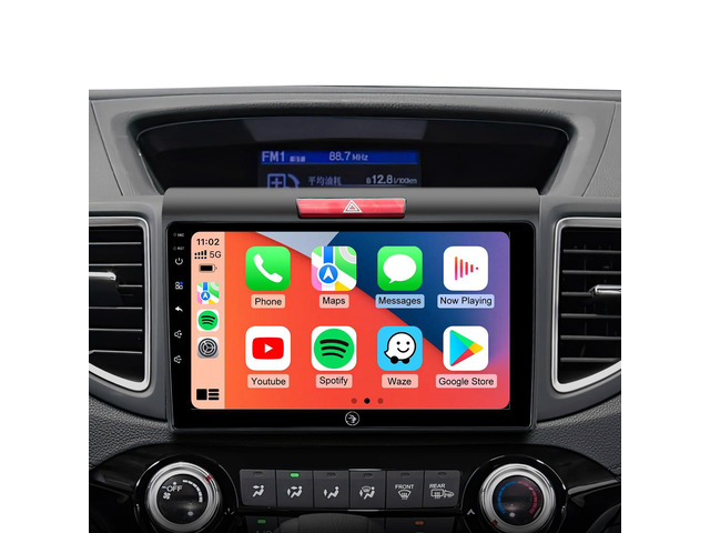 Car Stereo Radio for Honda CRV 2012-2016, Wireless CarPlay Android Auto 9 Inch IPS HD touchscreen, 64G storage, 5G WiFi GPS navigation, phone...
