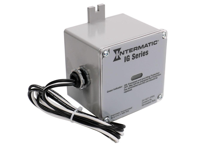 IG1200RC3 Whole-House Surge Protective Device, 120/240 VAC UL Listed with TPMOV Technology, Outdoor Rated Enclosure, and LED Indicators Showing...