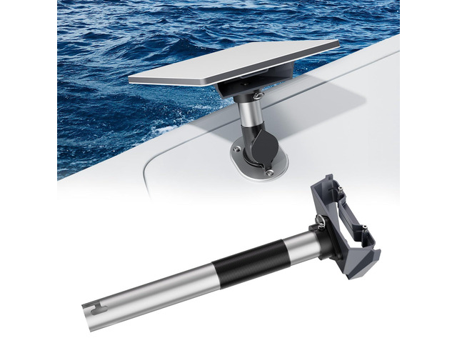 Starlink Mini Mount, Heavy-Duty & Lockable Starlink Mini Boat Mount, Marine-Grade 360° Swive Fishing Rod Holder Mount for Satellite Dish, Starlink...