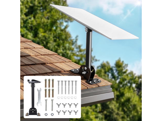 Starlink Mount for Standard 4/4X/Gen 3, Starlink Roof/Wall Mount Kit Heavy-Duty Starlink Mounting Kit with Full Package Accessories ...