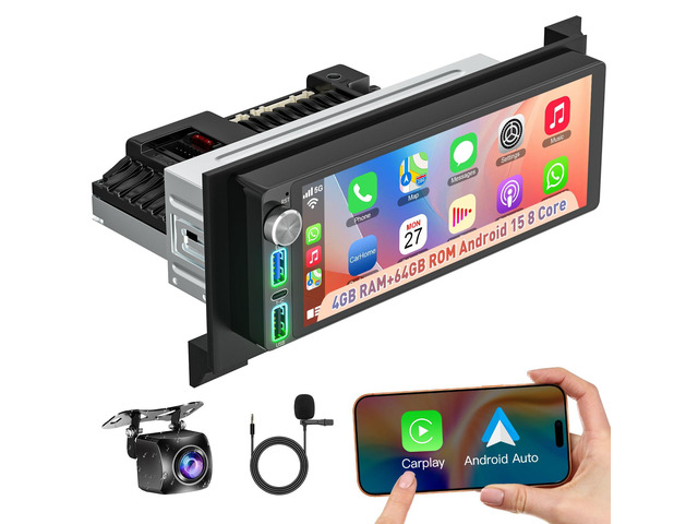Car Radio for Dodge Ram (1994-2001),for Dodge Grand Caravan (1992-2000) (8Core + Android 15) 6.8 Inch QLED Touch Screen,Support Carplay& Android...