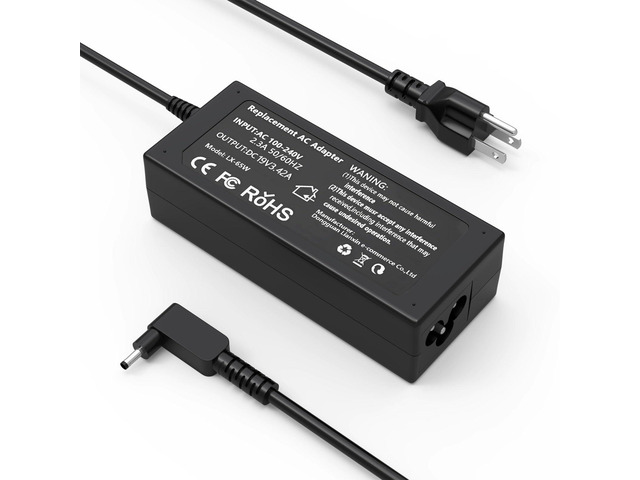 65W Laptop Charger Compatible with Acer Aspire 3 5 Series for A315-23 A315-24P A315-35 A314-23P A317-53 A315-58 A315-59, for A515-44 A515-45...