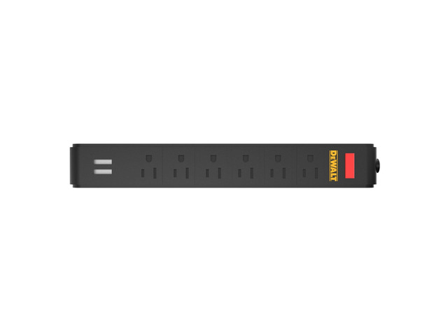 Magnetic Power Strip with 6 Power Outlets, Workshop Storage System Compatible (DWST82693)