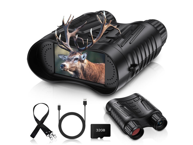 Cool Gadgets for Men and Teen Boys, 4K Night Vision Goggles with Video Recording and Photo, Night Vision Binoculars for Outdoor Night Adventure,...