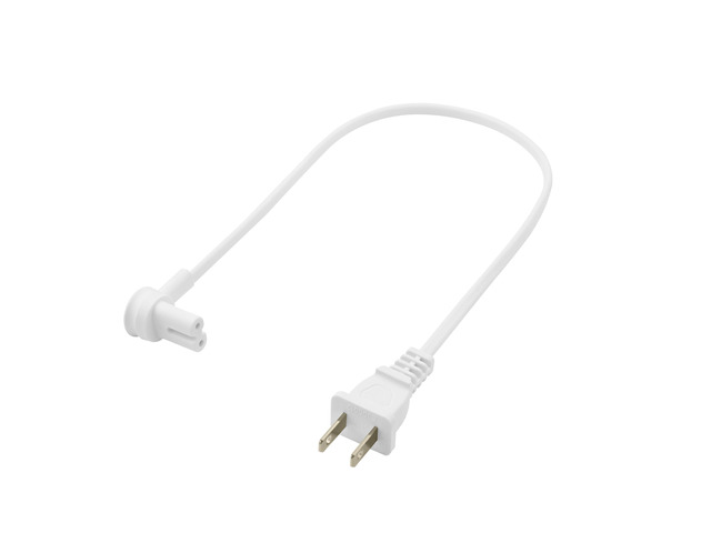 Extra Short Power Cord Compatible with Sonos Era 100 and Era 300 Speakers (White - 19.5 Inches)