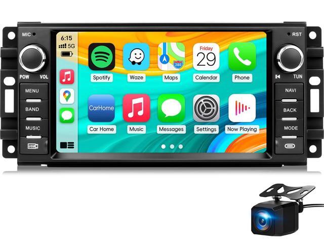 Car Radio Stereo for Jeep Wrangler JK 2007-2018 with CarPlay Backup Camera Android 15 2+64G Touch Screen Head Unit with Android Auto Bluetooth...