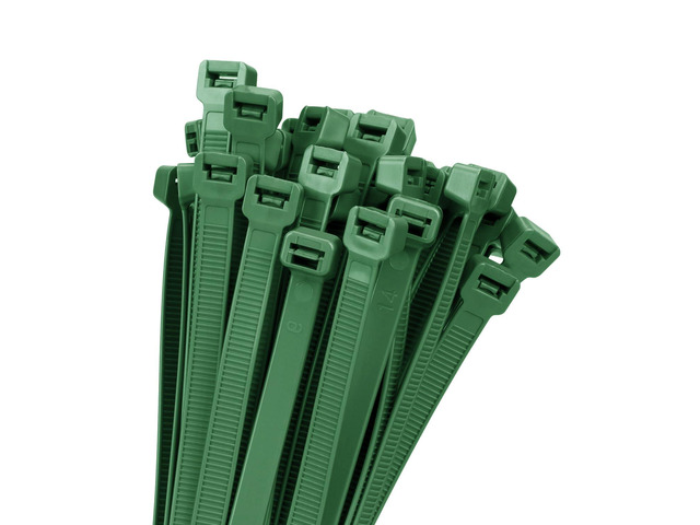 18 inch Gaeden Green Zip Ties Heavy Duty 100 PACK, 200 LBS Ultra Exclusive Strong Plastic Wire Ties, Large Cable Ties Extra Long Tie Wraps, Indoor...