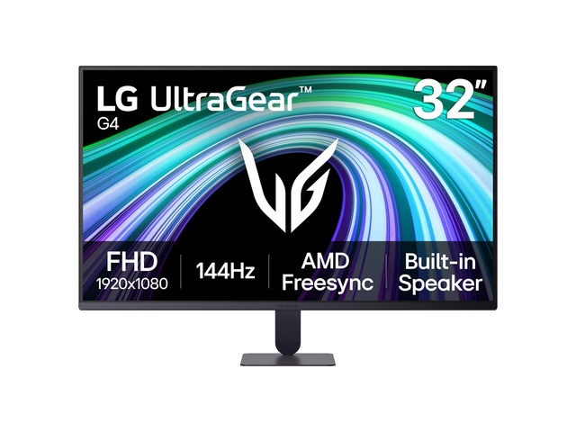 32G403B-B 32-inch Ultragear Full HD (1920 x 1080) Gaming Computer Monitor, 144Hz, 1ms, FreeSync, HDR10, Built-in Speaker, Reader Mode, HDMI,...
