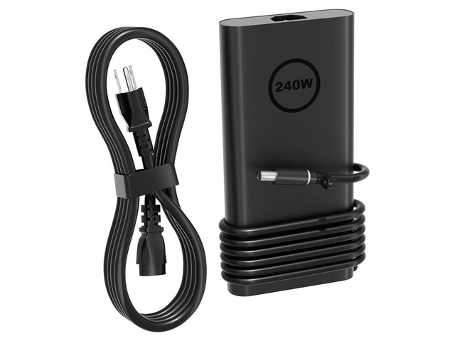 240W Slim Gan Charger Compatible with Dell G16 G15 G7 G5 Alienware x17 x16 x15 M18x X51 17 15 Precision 7780 7770 7680 7670 7560 3260 3551 Laptop,...