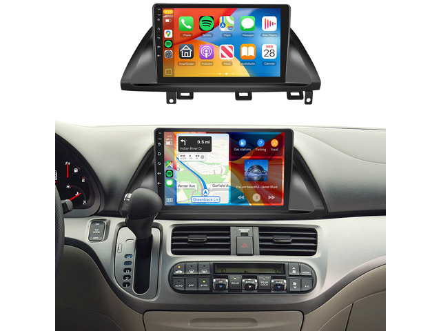 5Ghz WiFi Car Radio Stereo for Honda Odyssey 2005-2010 2+64G, 10.1' Touch Screen/Android 15/Wireless CarPlay/Android Auto/DSP EQ/GPS...