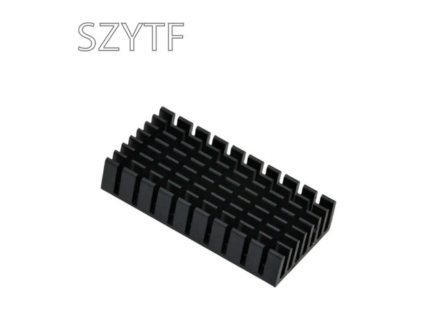 Heatsink Radiator Cooler Radiator 50x25x10MM Black Slot Heat Sink