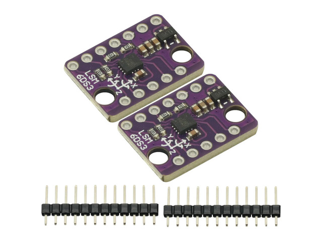 1PCS LSM6DS3 Accelerometer Gyro Embedded Digital Temperature Sensor Board SPI IIC I2C Interface Breakout Module LSM6DS3