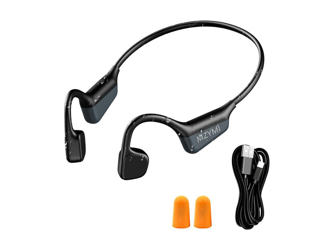 Bone Conduction Headphones, Wireless Bluetooth 5.4 Open Ear Headphones,with Mic,15H Playtime,IPX6 Waterproof Sports Headset,for...