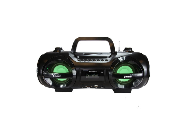 EPB-3005 Retro Portable Boombox CD Player, AM/FM Radio, Bluetooth, USB, LED Display, Aux-in, Headphone Jack, Battery or AC Powered, Classic...
