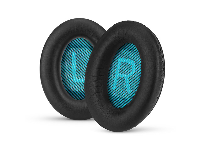 Replacement Earpads for Bose QuietComfort QC 15 25 35 Premium Ear Pads QC15 QC25 QC35 AE2 & SoundLink, Memory Foam, Soft & Long Lasting by