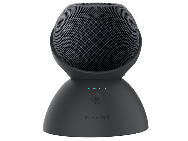 Mission Battery Base for HomePod Mini (Black) (Make HomePod Portable)