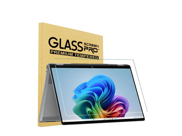 16 Inch Tempered Glass Screen Protector for HP OmniBook X Flip 16 (16-ar/as0000) 2-in-1, HP OmniBook 7 Flip (16-au0000) 2-in-1 16-lnch Touchscreen...