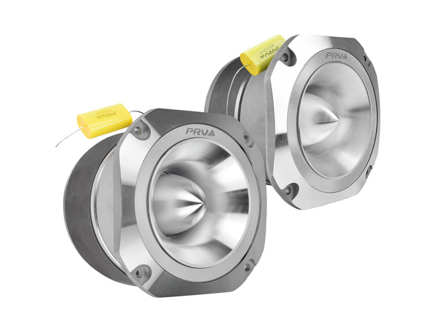 TW700Ti-CR 4 Inch Titanium Bullet Tweeter 240 Watts, 8 Ohm Chrome Super Tweeter, Built-in Capacitor Pro Audio High Frequency Driver (2 Tweeters)