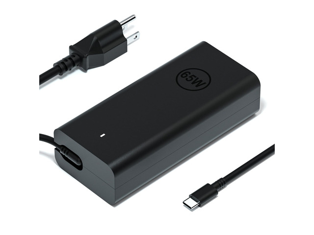 65W USB-C Laptop Charger Compatible with Dell Latitude 5540 5530 5520 5450 7530 7440 7430 XPS 13 9250 9350 9360 9365 Adapter Power Cord