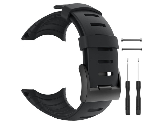Suunto Core Strap, Rubber Replacement Watch Band for Suunto Core SS014993000