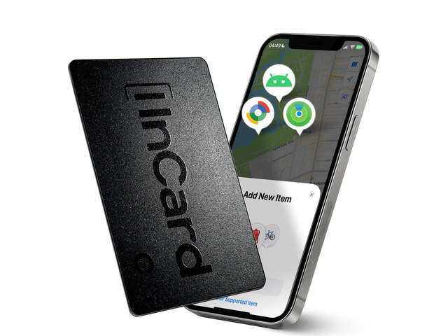 Wallet Tracker Card for Both Googles Find Hub and Apple Find My, 5 Years Battery Life Ultra-Thin Android Tracker Card, IP68 Waterproof Wallet...