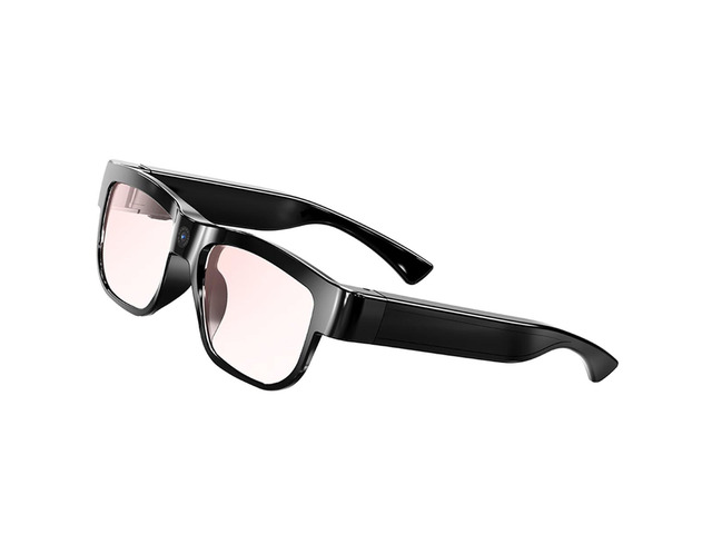 Camera Glasses Smart Video Glasses with Camera Wearable Sports Eye Glasses Outdoor Recording Motorcycle Riding Hiking Built-in 32G Memory
