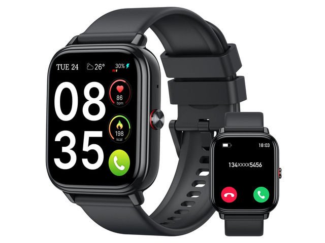 Smart Watch for Men Women (Answer/Make Calls),1.83' HD Touchscreen Fitness Tracker, 480Hrs Playtime,112+ Sports Modes,Fitness...